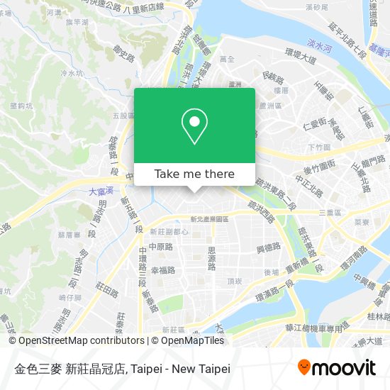 金色三麥 新莊晶冠店 map
