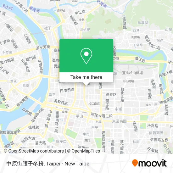 中原街腰子冬粉地圖