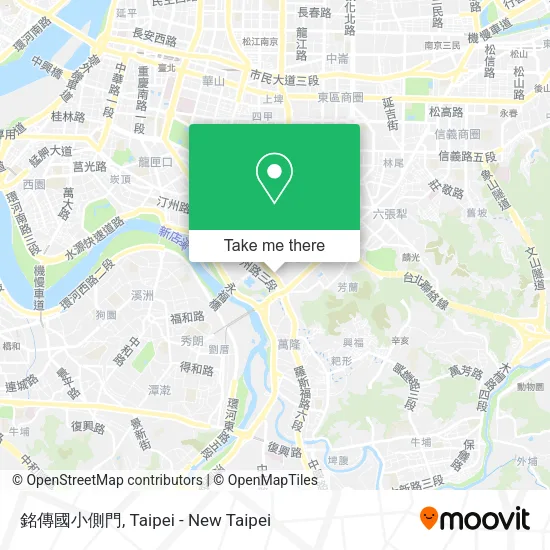 銘傳國小側門 map