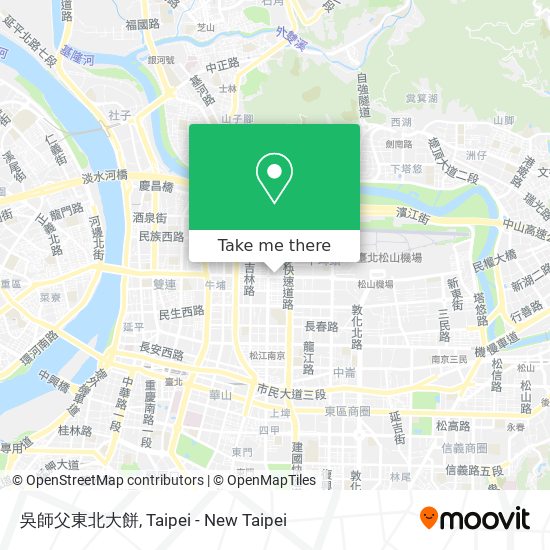 吳師父東北大餅 map