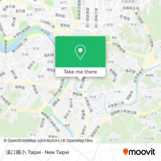 溪口國小地圖