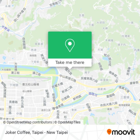 Joker Coffee map