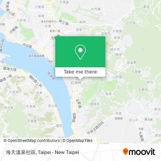 海天溫泉社區 map