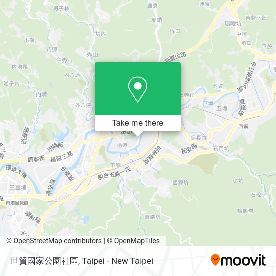 世貿國家公園社區地圖
