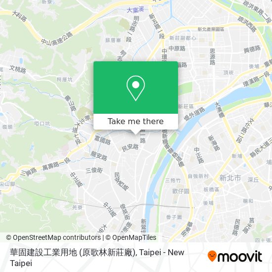 華固建設工業用地 (原歌林新莊廠) map