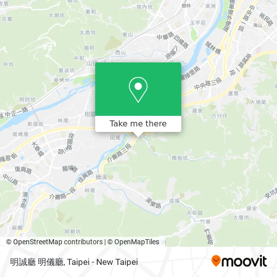 明誠廳 明儀廳 map