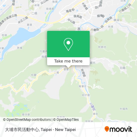 大埔市民活動中心 map