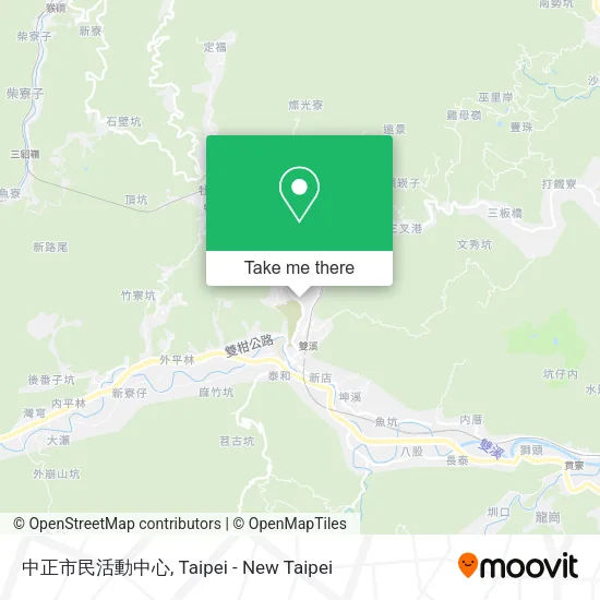 中正市民活動中心地圖