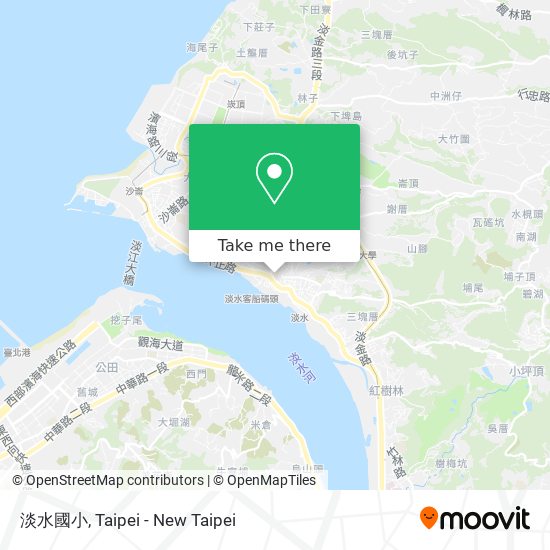 淡水國小地圖