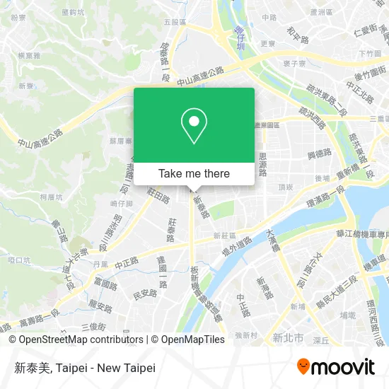 新泰美地圖