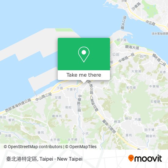 臺北港特定區 map