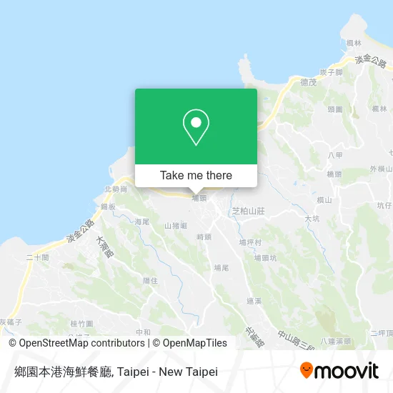 鄉園本港海鮮餐廳地圖