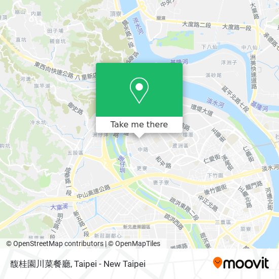 馥桂園川菜餐廳地圖