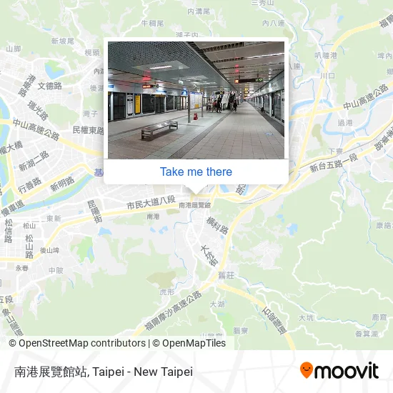 南港展覽館站 map