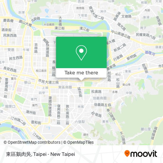 東區鵝肉吳 map