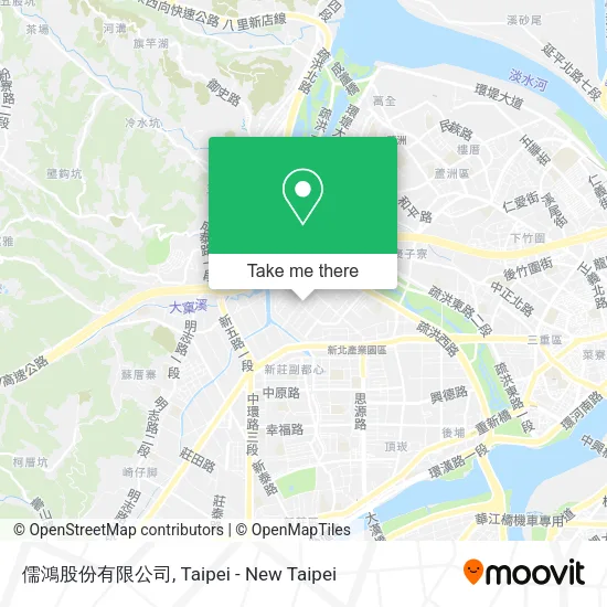 儒鴻股份有限公司地圖