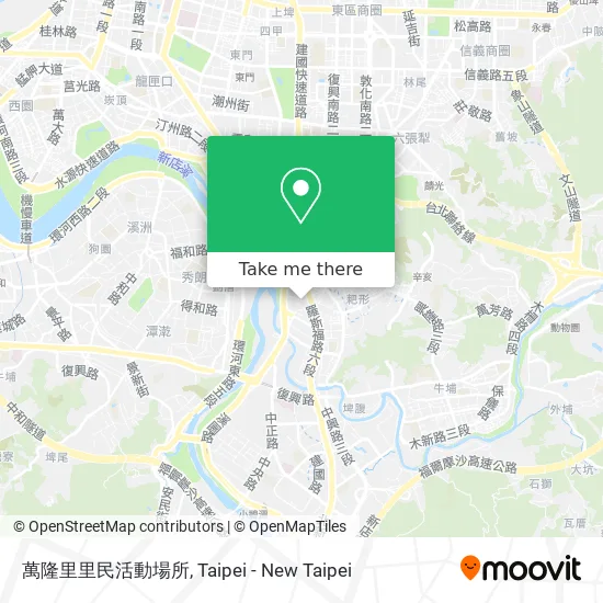 萬隆里里民活動場所 map