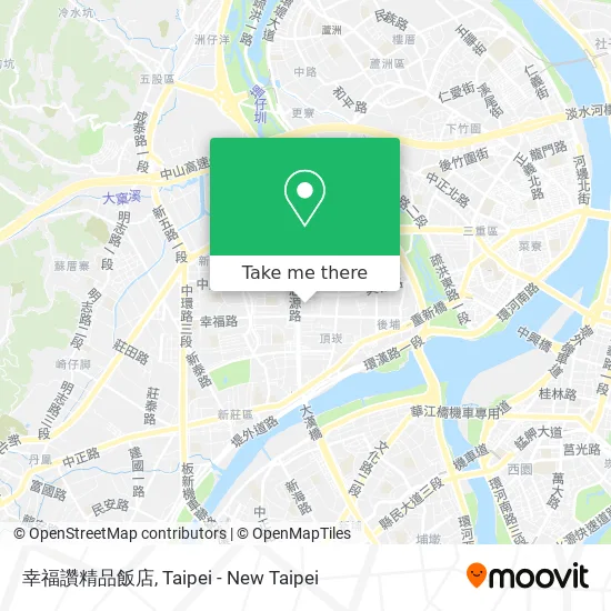 幸福讚精品飯店地圖