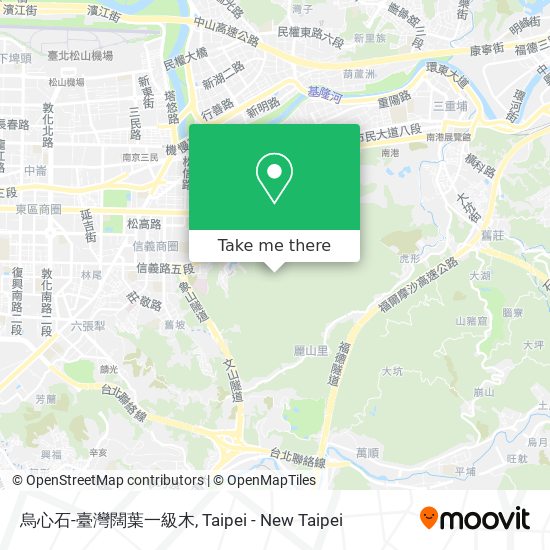 烏心石-臺灣闊葉一級木 map