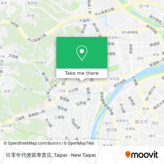 玖零年代便當專賣店 map