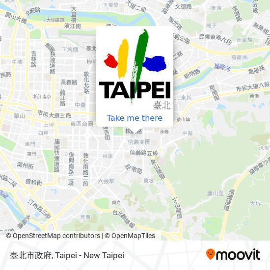 臺北市政府地圖
