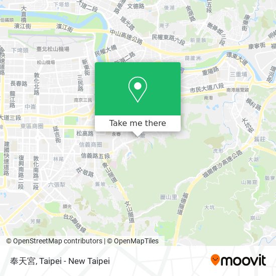 奉天宮 map