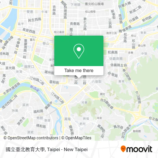 國立臺北教育大學地圖