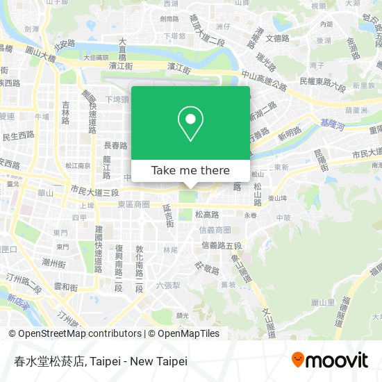 春水堂松菸店地圖