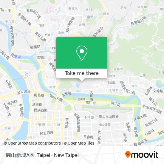 圓山新城A區 map