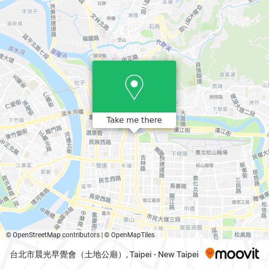 台北市晨光早覺會（土地公廟） map