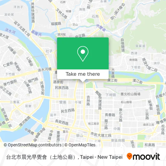 台北市晨光早覺會（土地公廟） map