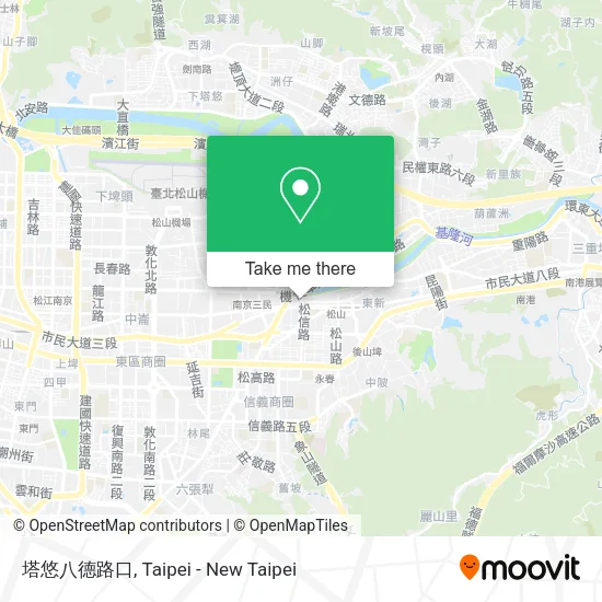 塔悠八德路口地圖