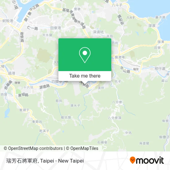 瑞芳石將軍府地圖