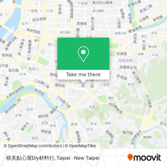 棋美點心屋Diy材料行地圖