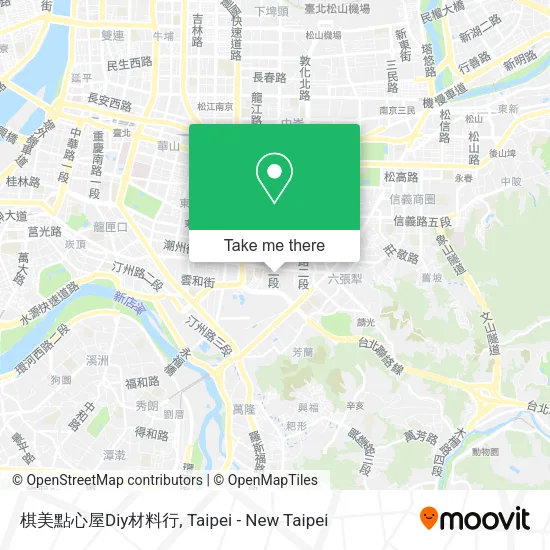 棋美點心屋Diy材料行地圖