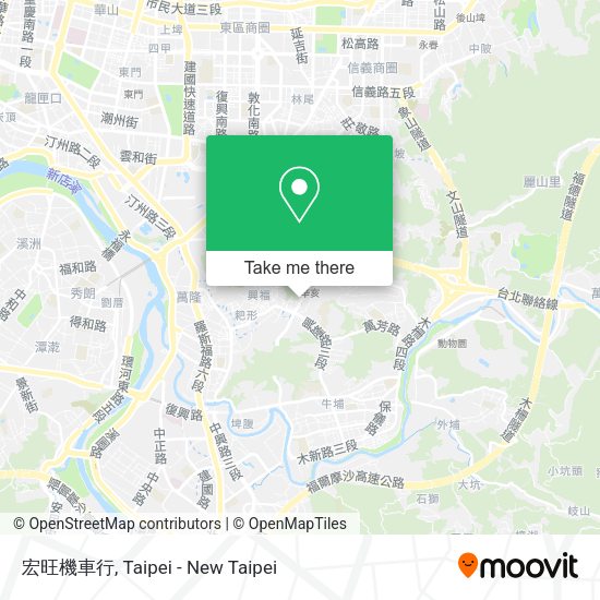 宏旺機車行地圖