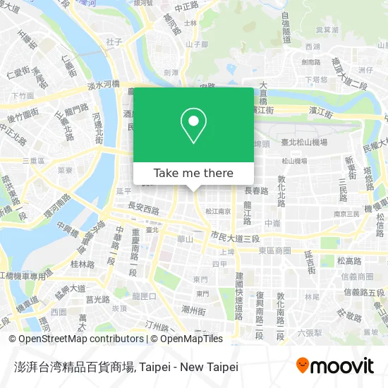 澎湃台湾精品百貨商場 map