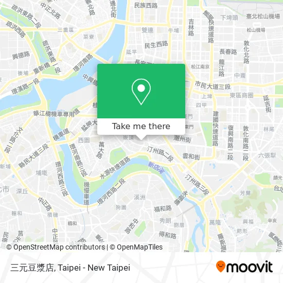 三元豆漿店 map