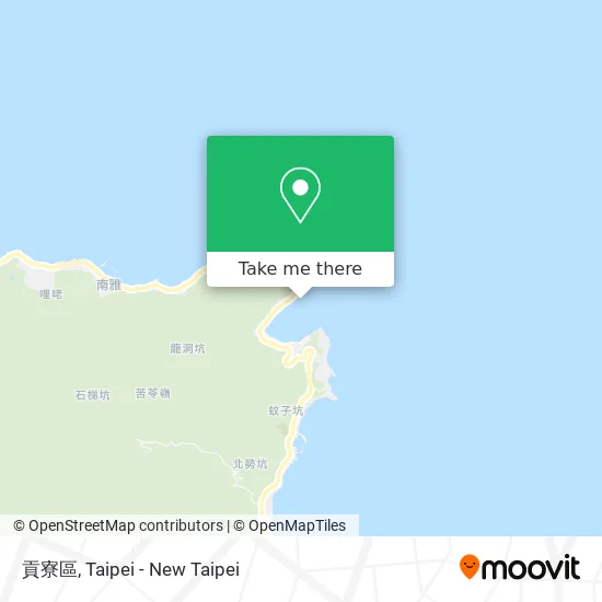 貢寮區 map