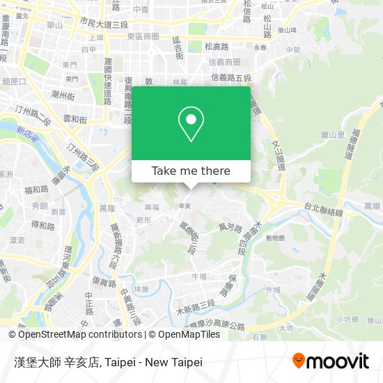 漢堡大師 辛亥店 map