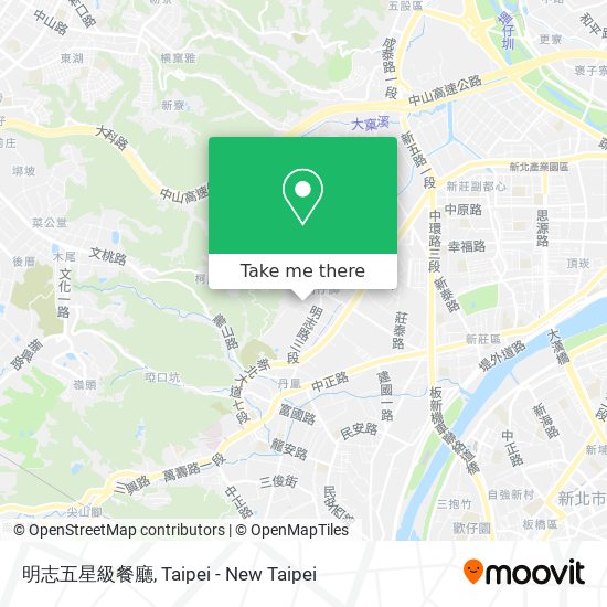 明志五星級餐廳 map