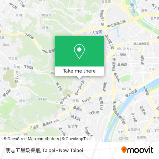 明志五星級餐廳地圖