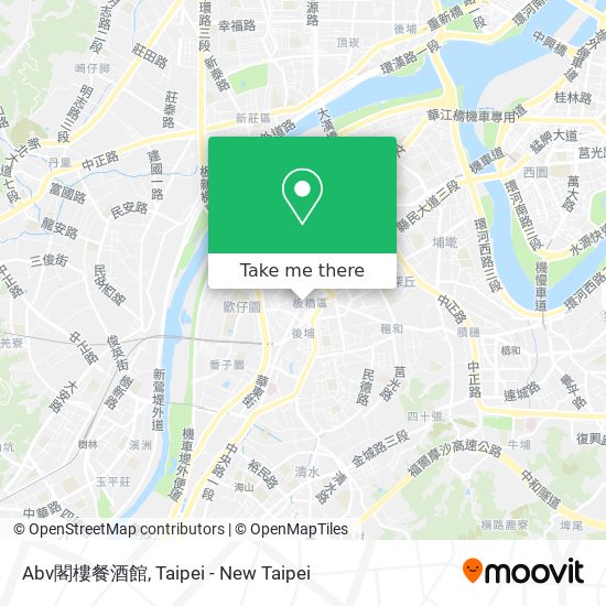 Abv閣樓餐酒館 map