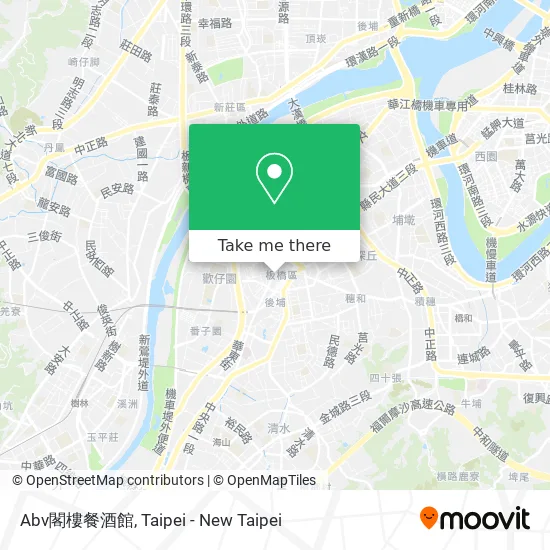 Abv閣樓餐酒館地圖