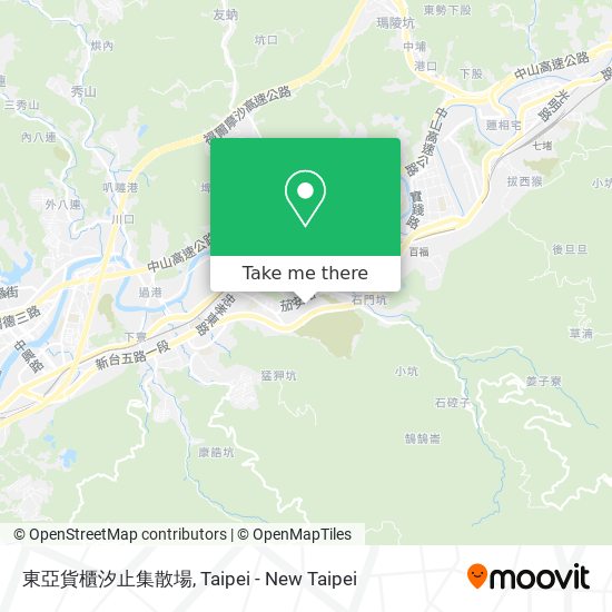 東亞貨櫃汐止集散場 map