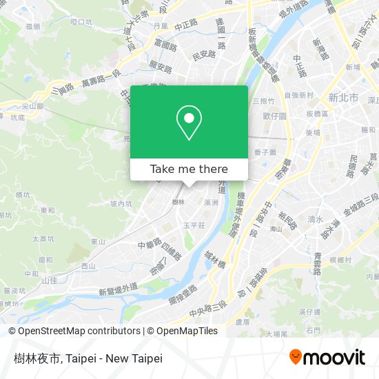 樹林夜市 map