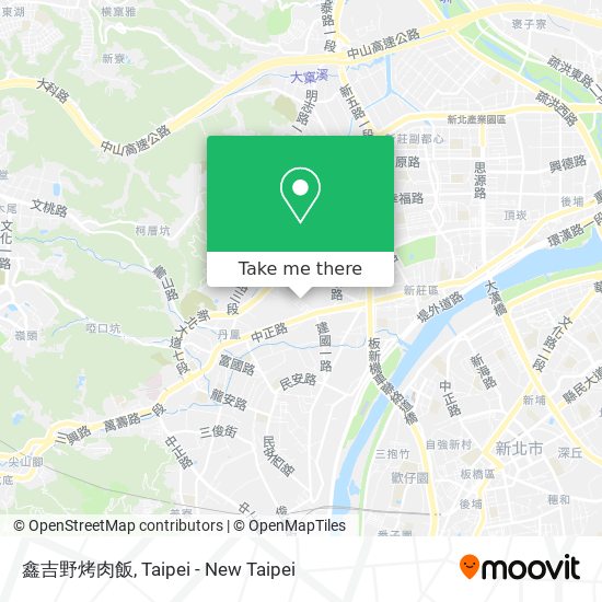 鑫吉野烤肉飯 map