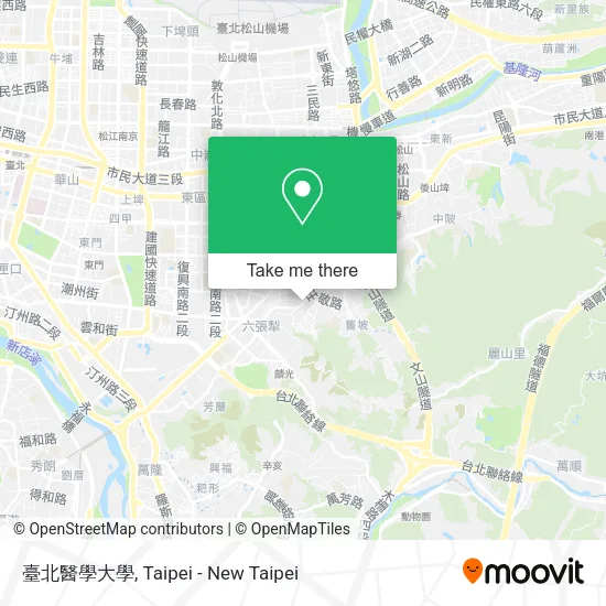 臺北醫學大學 map