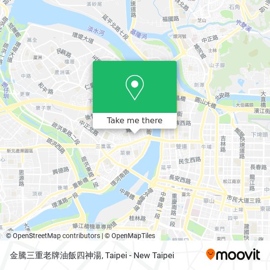 金騰三重老牌油飯四神湯 map