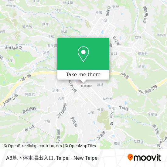 A8地下停車場出入口 map